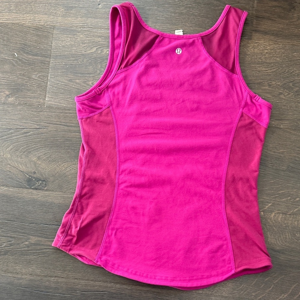 Lululemon Pink Women's Pink Tank Top Workout Running Yoga size 8 - Picture 5 of 7